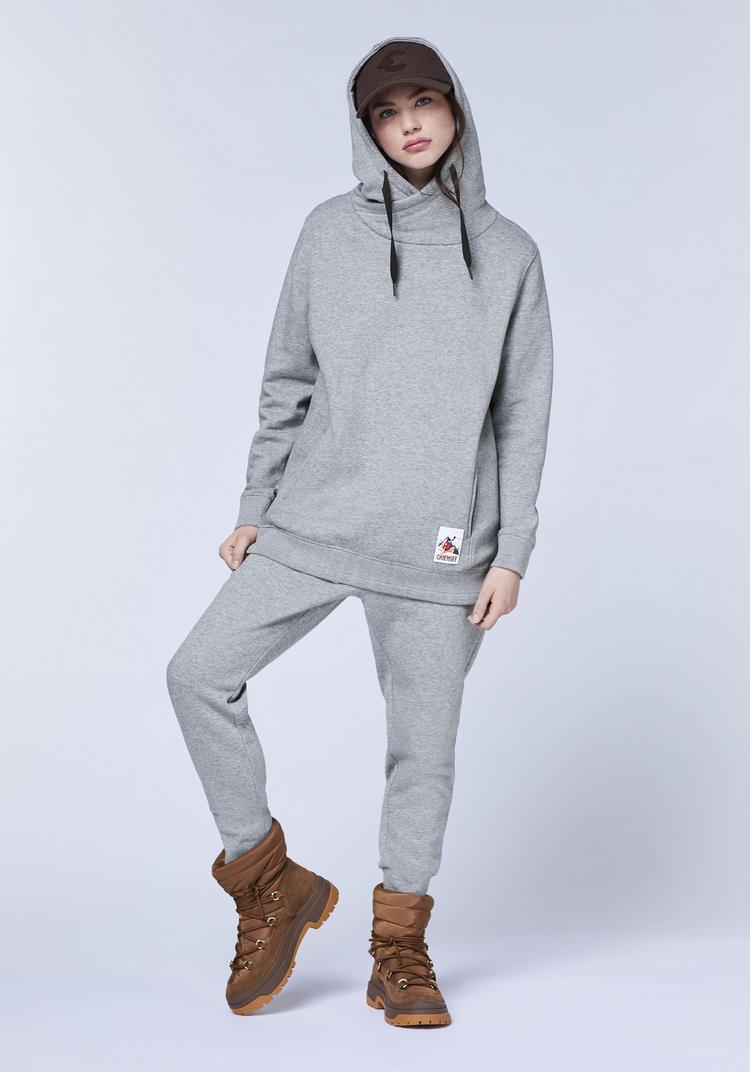 Chiemsee Chiemsee Hoodie Sweatshirt Damen - 17-4402M Neutral Gray Melange - 2 | SportScheck