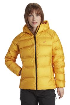 Rückansicht von Nordisk Lodur Daunenjacke Damen Lemon