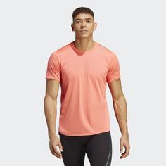 Rückansicht von adidas Designed 4 Running T-Shirt T-Shirt Herren Coral Fusion