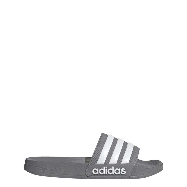 adidas adidas Shower adilette Badelatschen - Grey Three / Cloud White / Grey Three - 0 | SportScheck