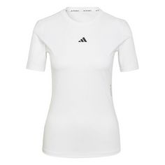 adidas Techfit Training T-Shirt T-Shirt Damen White / Black