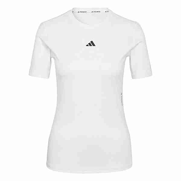 adidas Techfit Training T-Shirt T-Shirt Damen White / Black