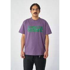 Rückansicht von Cleptomanicx University Printshirt Herren Montana Grape