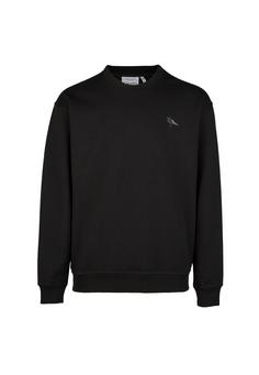 Cleptomanicx Embro Gull Mono Sweatshirt Herren Black
