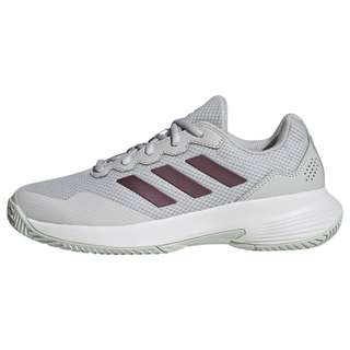 adidas Gamecourt 2.0 Tennisschuh Hallenschuhe Damen Grey One / Aurora Met. / Core White