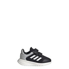 Rückansicht von adidas Tensaur Run Schuh Sneaker Kinder Core Black / Core White / Grey Two