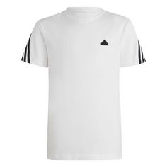 adidas Future Icons 3-Streifen T-Shirt T-Shirt Kinder White / Black