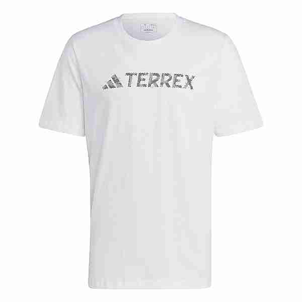 adidas TERREX Classic Logo T-Shirt Funktionsshirt Herren White