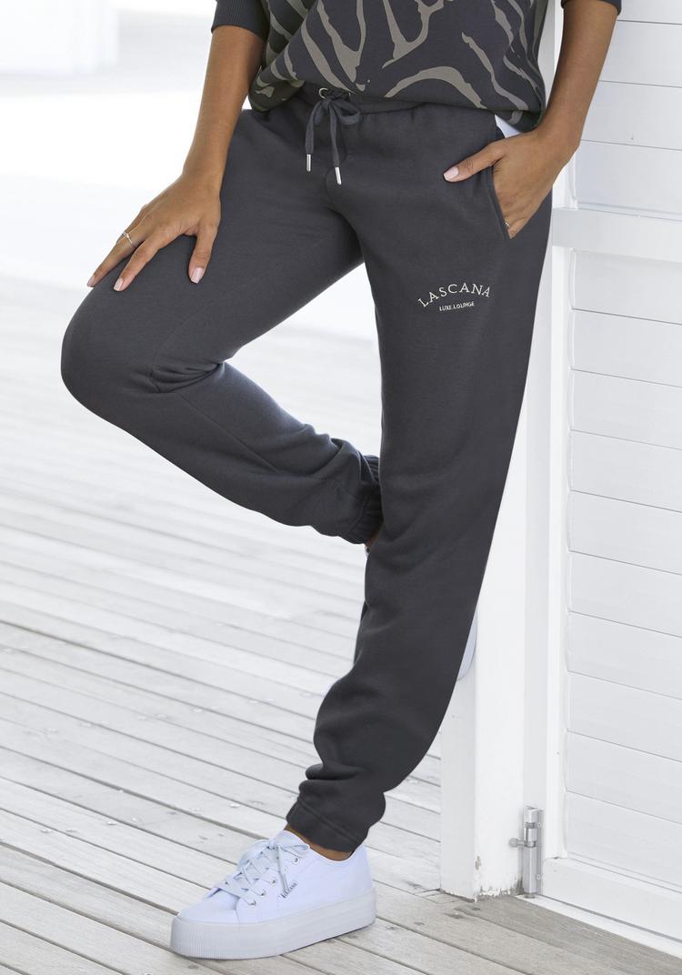 Lascana Lascana Sweathose Sweathose Damen - anthrazit - 1 | SportScheck
