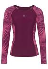 LASCANA Active Bade-Shirt Funktionsshirt Damen - bordeaux