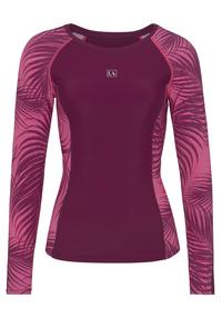 LASCANA Active Bade-Shirt Funktionsshirt Damen - bordeaux