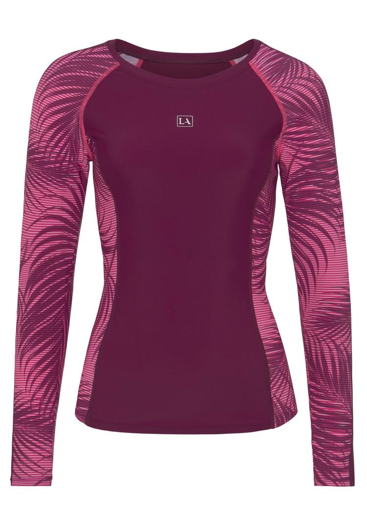 LASCANA Active LASCANA Active Bade-Shirt Funktionsshirt Damen - bordeaux - 0 | SportScheck