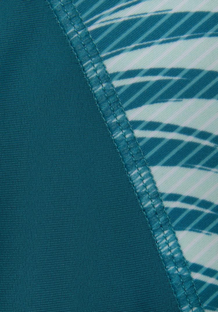 LASCANA Active LASCANA Active Bade-Shirt Funktionsshirt Damen - petrol bedruckt - 0 | SportScheck