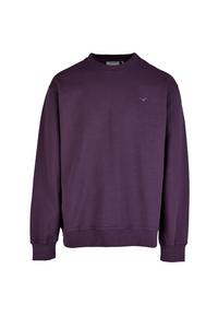 Cleptomanicx Ligull Boxy Sweatshirt Herren - Montana Grape