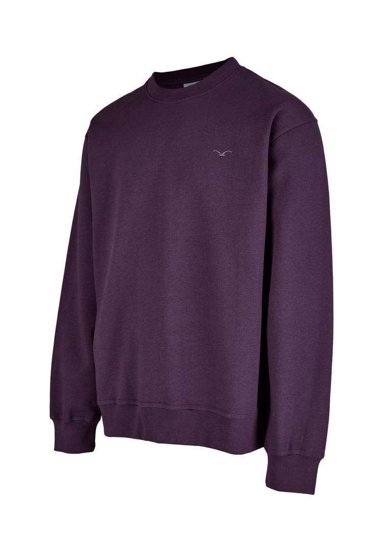 Cleptomanicx Cleptomanicx Ligull Boxy Sweatshirt Herren - Montana Grape - 0 | SportScheck