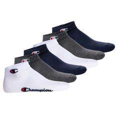 CHAMPION Socken Freizeitsocken Blau/Weiß/Grau