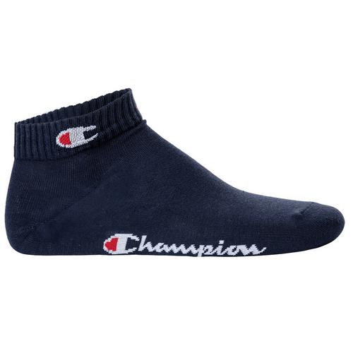 Rückansicht von CHAMPION Socken Freizeitsocken Blau/Weiß/Grau