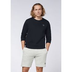 Rückansicht von Chiemsee Sweater Sweatshirt Herren 19-3911 Black Beauty