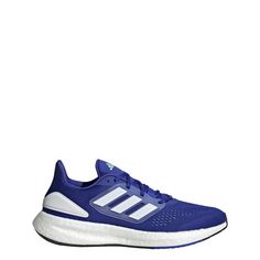 Rückansicht von adidas Pureboost 22 Laufschuh Sneaker Lucid Blue / Cloud White / Pulse Mint