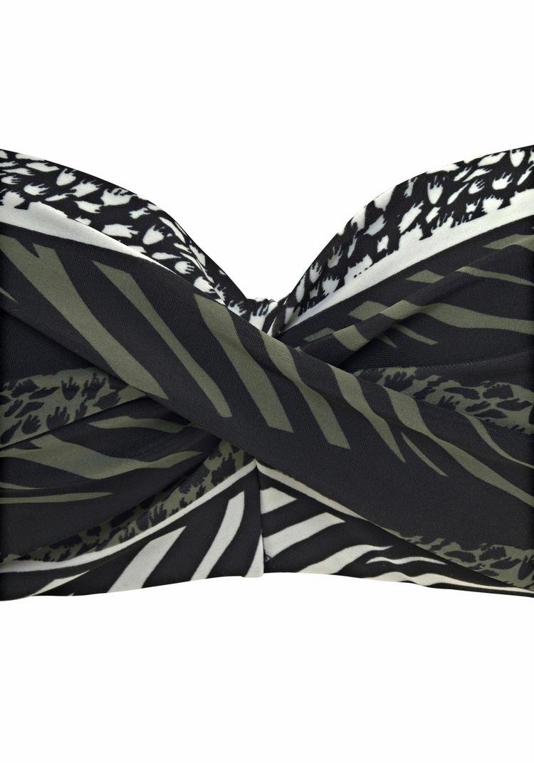 BRUNO BANANI BRUNO BANANI B&uuml;gel-Bandeau-Bikini Bikini Set Damen - oliv-bedruckt - 5 | SportScheck