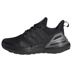 adidas RapidaSport Bounce Lace Schuh Sneaker Kinder Core Black / Core Black / Iron Metallic
