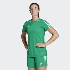 Rückansicht von adidas Tiro 23 League Trikot Fußballtrikot Damen Team Green / White