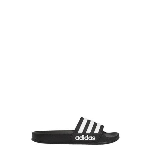 Rückansicht von adidas SHOWER ADILETTE Badelatschen Kinder Core Black / Cloud White / Core Black