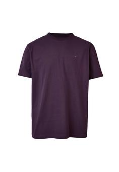 Cleptomanicx Ligull Boxy 2 T-Shirt Herren Montana Grape