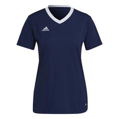 adidas Entrada 22 Trikot Fußballtrikot Damen Team Navy Blue 2