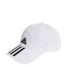 adidas AEROREADY 3-Streifen Baseballkappe Cap White / Black / Black