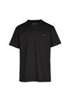 Cleptomanicx Embroidery Gull Mono T-Shirt Herren - Black
