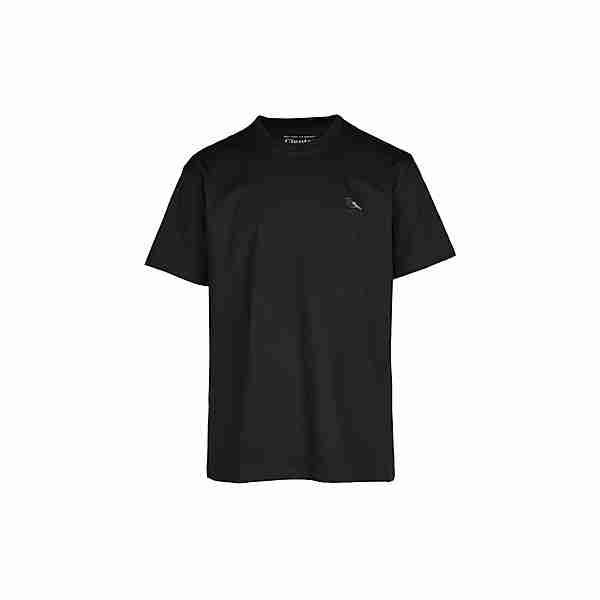 Cleptomanicx Embroidery Gull Mono T-Shirt Herren Black