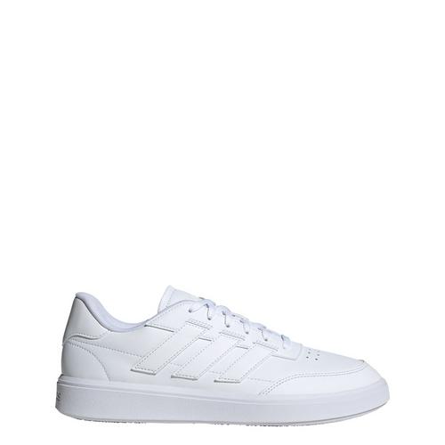 Rückansicht von adidas Courtblock Schuh Fitnessschuhe Cloud White / Cloud White / Cloud White