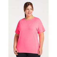 Rückansicht von VENICE BEACH Curvy Line Phönix T-Shirt Damen hot pink
