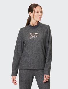 Rückansicht von JOY sportswear GLORIA Sweatshirt Damen grey melange