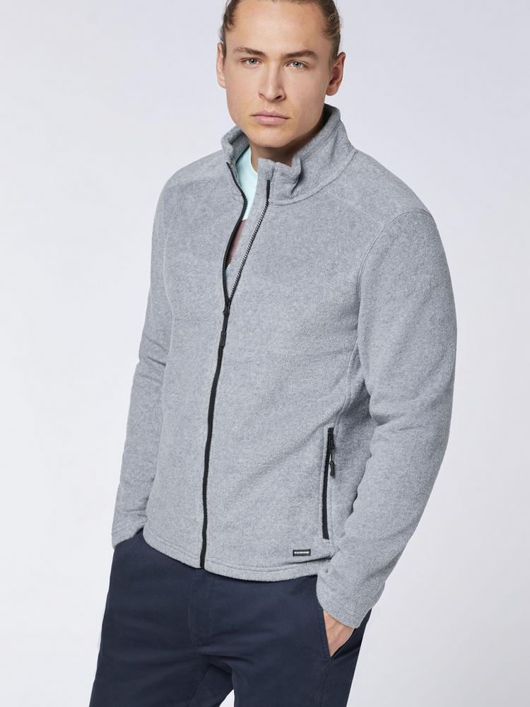 Chiemsee Chiemsee Fleece-Jacke Fleecejacke Herren - 17-4402M Neutral Gray Melange - 3 | SportScheck