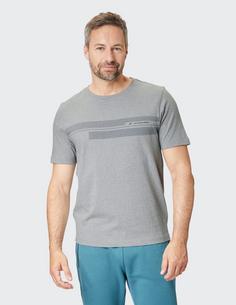 Rückansicht von JOY sportswear JENS T-Shirt Herren titan melange