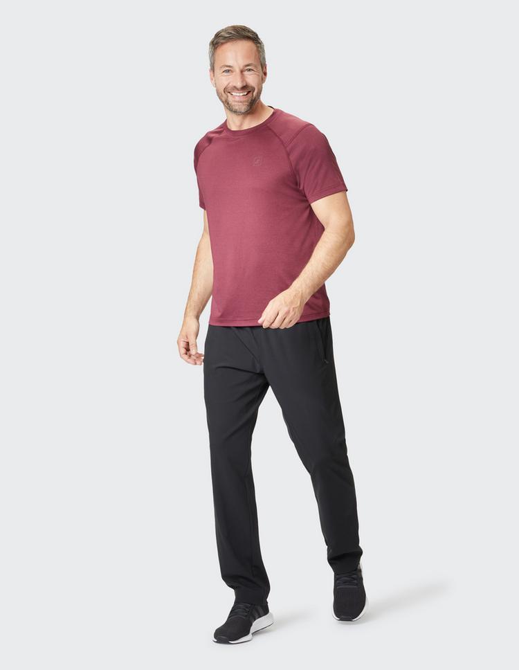JOY sportswear JOY sportswear JULES T-Shirt Herren - deep burgundy melange - 4 | SportScheck