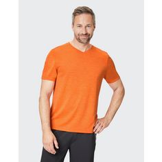 Rückansicht von JOY sportswear OLE T-Shirt Herren orange bolt mel