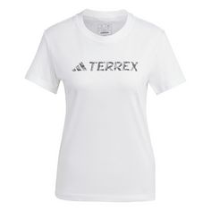 adidas TERREX Classic Logo T-Shirt Funktionsshirt Damen White
