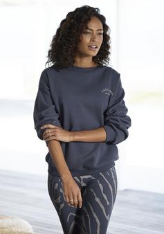 Rückansicht von Lascana Sweatshirt Sweatshirt Damen anthrazit