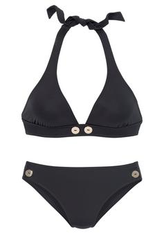 Vivance Triangel-Bikini Bikini Set Damen schwarz