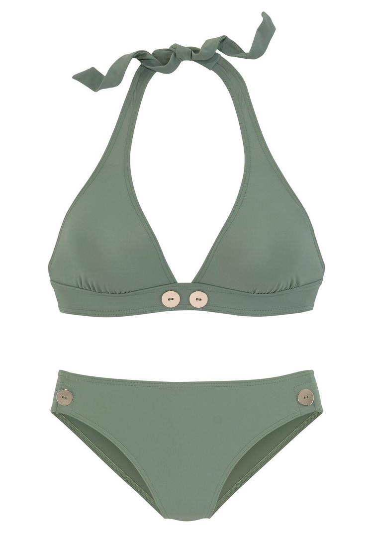 Vivance Vivance Triangel-Bikini Bikini Set Damen - oliv - 2 | SportScheck