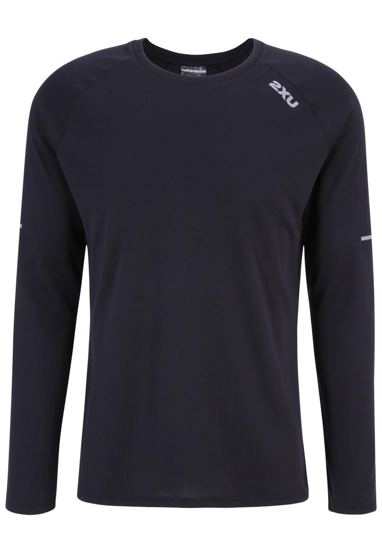 2XU 2XU Aero Funktionsshirt Herren - black-silver reflective - 0 | SportScheck
