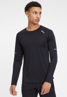 Rückansicht von 2XU Aero Funktionsshirt Herren black/silver reflective