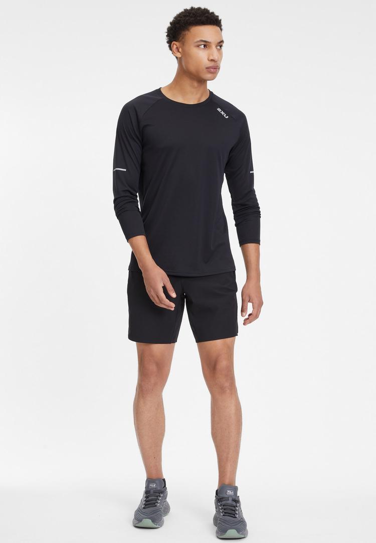 2XU 2XU Aero Funktionsshirt Herren - black-silver reflective - 1 | SportScheck