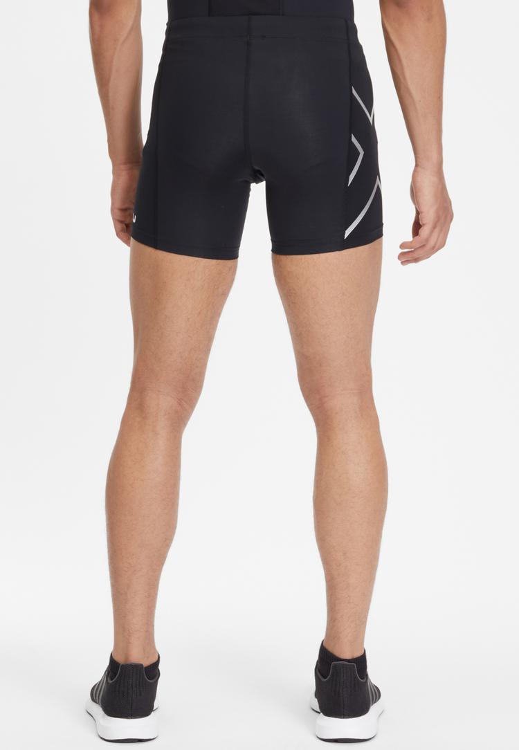 2XU 2XU Core Compression 1/2 Funktionsshorts Herren - black-silver - 4 | SportScheck