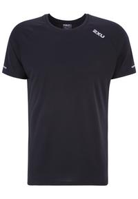 2XU Aero Tee Funktionsshirt Herren - black-silver reflective
