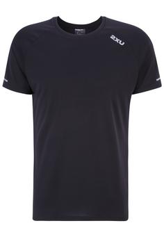 2XU Aero Tee Funktionsshirt Herren black/silver reflective