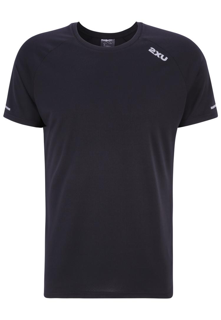 2XU 2XU Aero Tee Funktionsshirt Herren - black-silver reflective - 0 | SportScheck